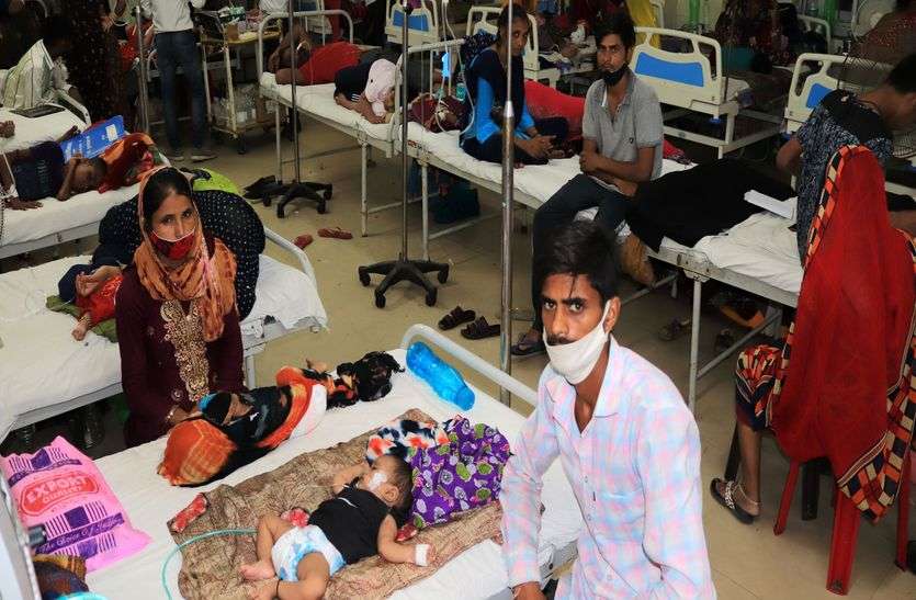 बच्चों पर भारी पड़ रही मौसमी बीमारियां बच्चों पर भारी पड़ रही मौसमी बीमारियां