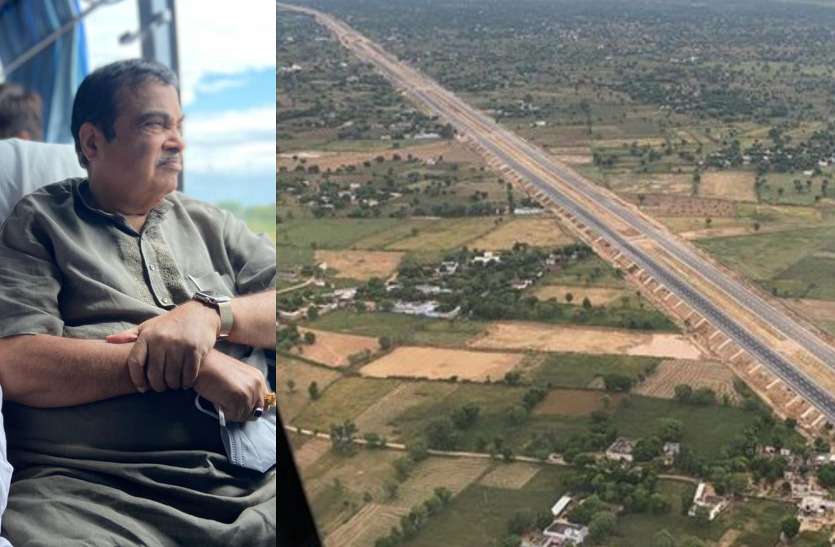Nitin Gadkari Rajasthan Visit Delhi Mumbai Green Field Express Way Nitin Gadkari Rajasthan Visit : दिल्ली-मुम्बई ग्रीनफील्ड एक्सप्रेस-वे की प्रगति का लिया जायज़ा