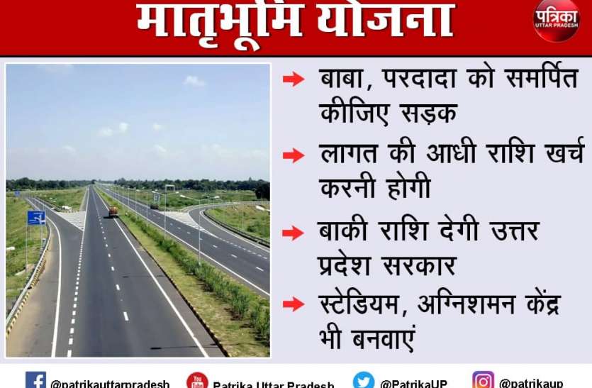 matrabhumi_yojna.jpg गांवों में सड़क का नाम अपने बाबा, परदादा के नाम रखिए, निर्माण की आधी राशि देगी सरकार
