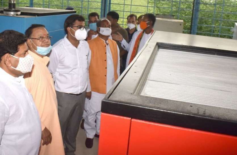 MLA inaugurated oxygen plant in Singrauli district hospital ऊर्जाधानी को मिली संजीवनी, नहीं होगी कोरोना से मौत