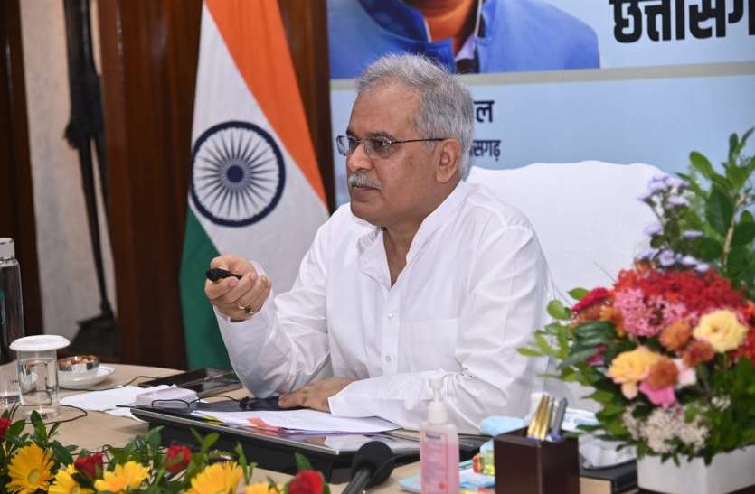 CM Bhupesh Baghel Inaugrated development work सीएम ने 58 करोड़ के विकास कार्यों की दी सौगात, कहा- कोरोना काल में भी चलती रही विकास की गति