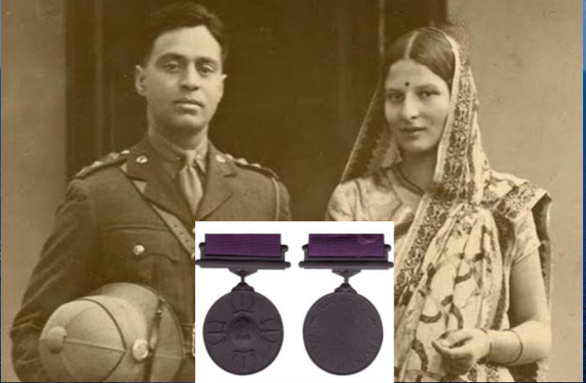 param vir chakra designer Savitri Bai Khanolkar With her husband Captain Vikram Khanolkar इस महिला ने बनाया था परमवीर चक्र, अशोक चक्र, महावीर चक्र का डिजाइन