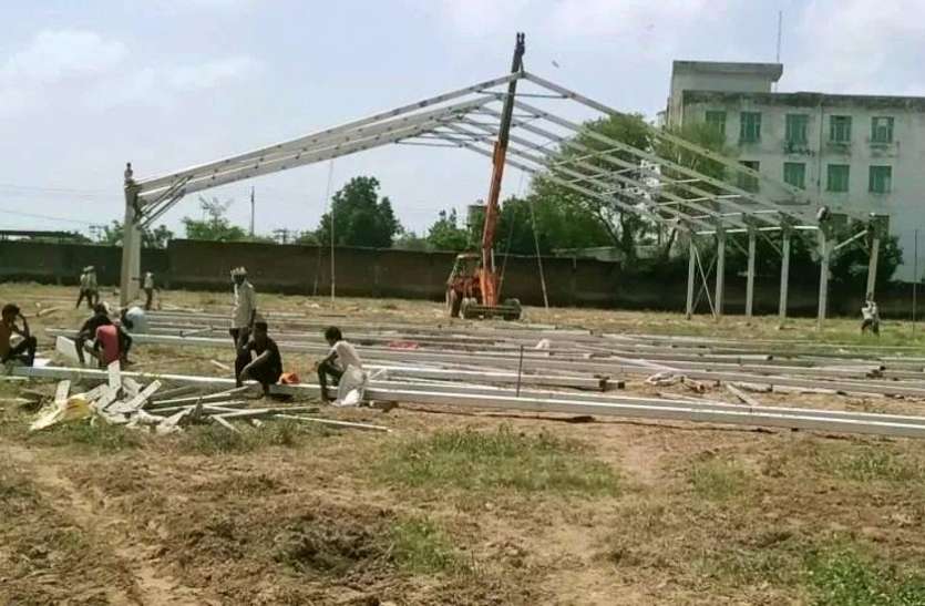 hapur_cm.jpg जनता को संबोधित करेंगे सूबे के मुखिया सीएम योगी, जर्मन हैंगर स्टाइल में लगेगा पंडाल