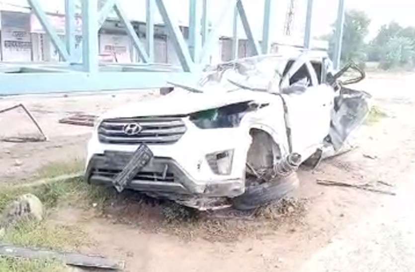 राजस्थान में भीषण सड़क हादसा: हाईवे पर कंटेनर से टकराई कार, तीन लोगों की मौत