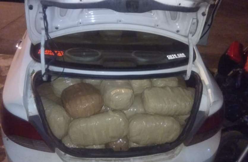 Police confiscated 140 kg of ganja coming from Chhattisgarh to Kotma, छत्तीसगढ़ से कोतमा आ रहे 140 किलो गांजा को पुलिस ने किया जब्त, दो आरोपी भी गिरफ्तार