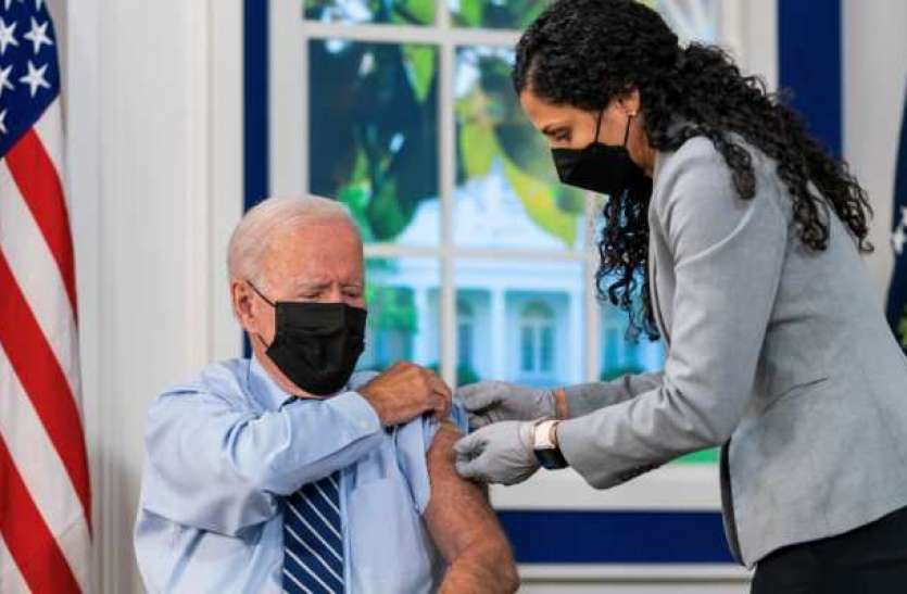 biden.jpg राष्ट्रपति जो बिडेन ने लगवाया कोरोना का बूस्टर डोज, बोले- अमरीका समेत बाकी देशों को नुकसान पहुंचा रहे अल्पसंख्यक