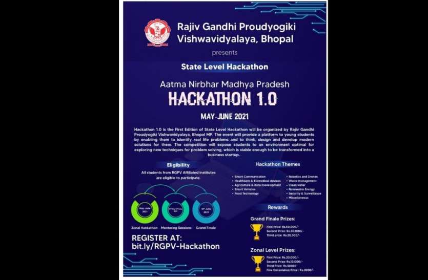 Jabalpur students won the RGPV hackathon आरजीपीवी हैकथान में जबलपुर के छात्रों ने मारी बाजी