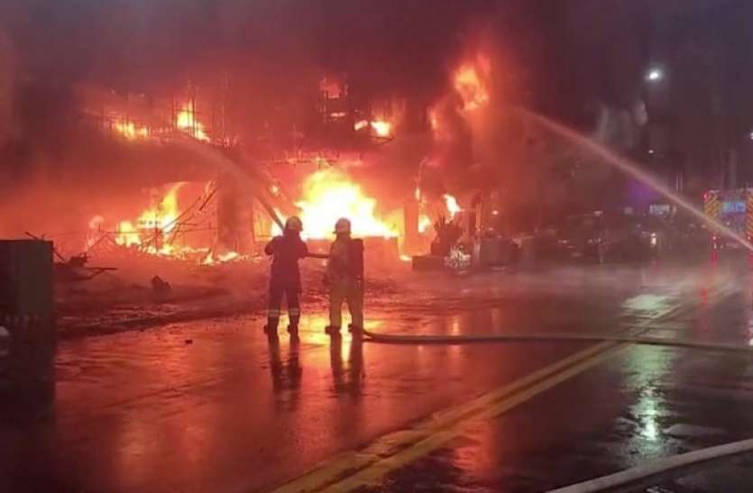 fire at southern taiwan kaohsiung building, 46 died ताइवन की एक इमारत में लगी भीषण आग, 46 लोग जिंदा जले, 41 झुलसे