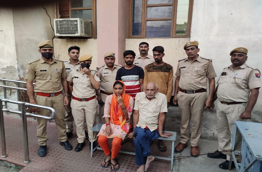 ऑन डिमांड करवाते थे जयपुर में चोरी, पिता पुत्री सहित पांच गिरफ्तार