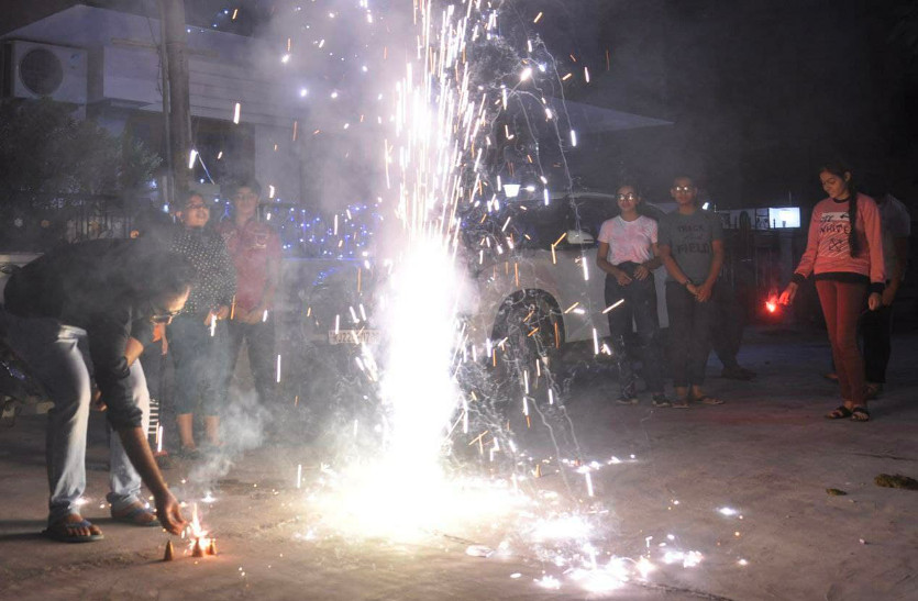 sale of firecrackers on diwali 2021 in rajasthan