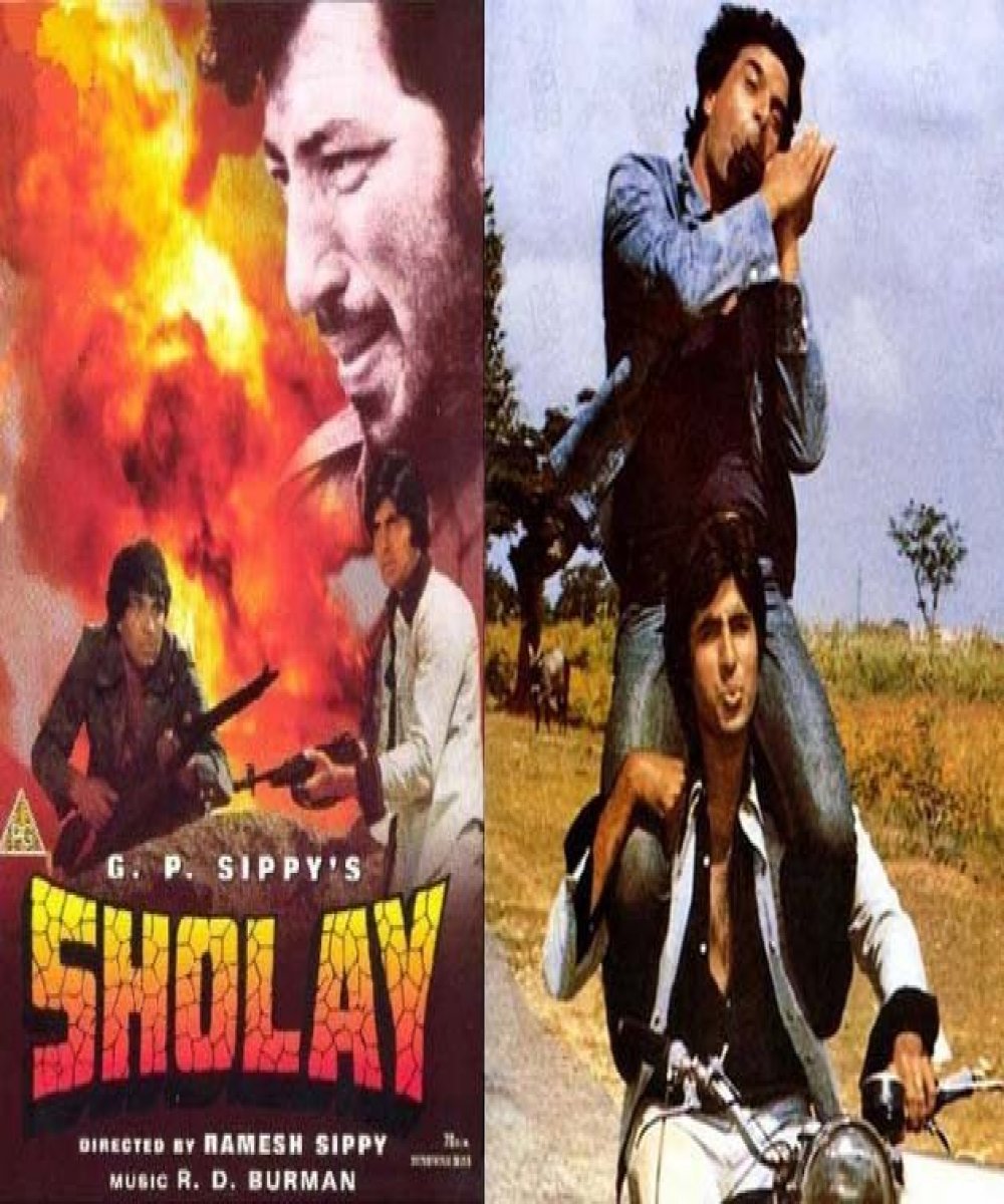 when-dharmendra-fire-on-amitabh-on-sholey-movie-shoot