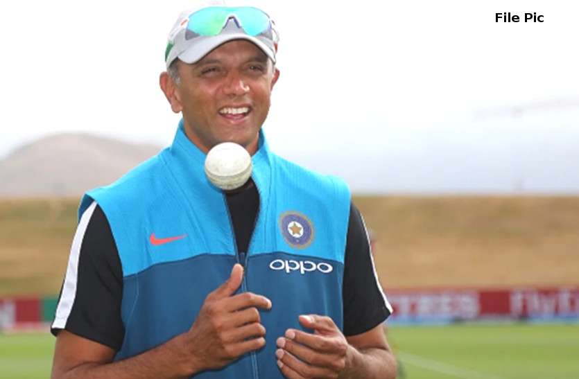 Team India cricket Coach Rahul Dravid reach Jaipur ahead NZ match अब की बार Team India Coach बनकर जयपुर पहुंचे Rahul Dravid, अक्षर-हर्षल की भी हुई 'एन्ट्री'