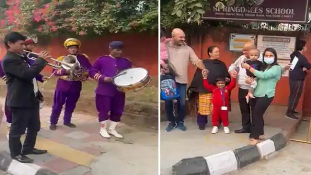 parents dance on band when kids return to school after covid netizen