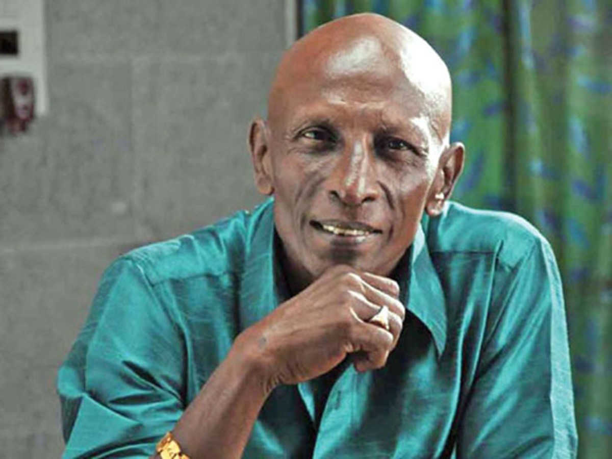 south actor motta rajendran and his unique look