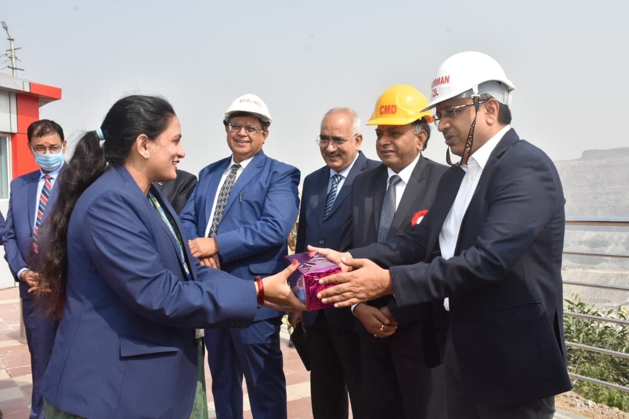CIL chairman inspects NCL mines in Singrauli