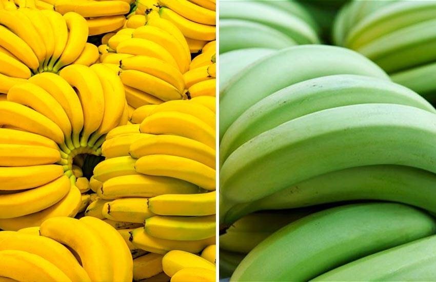 benefits of raw banana and ripe banana
