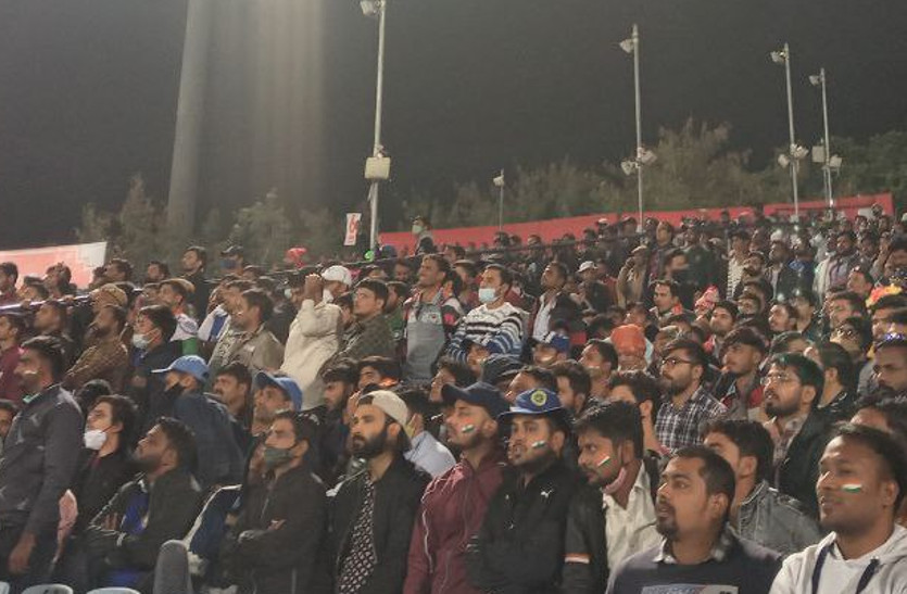 Covid norms flouted During India vs New Zealand match in jaipur