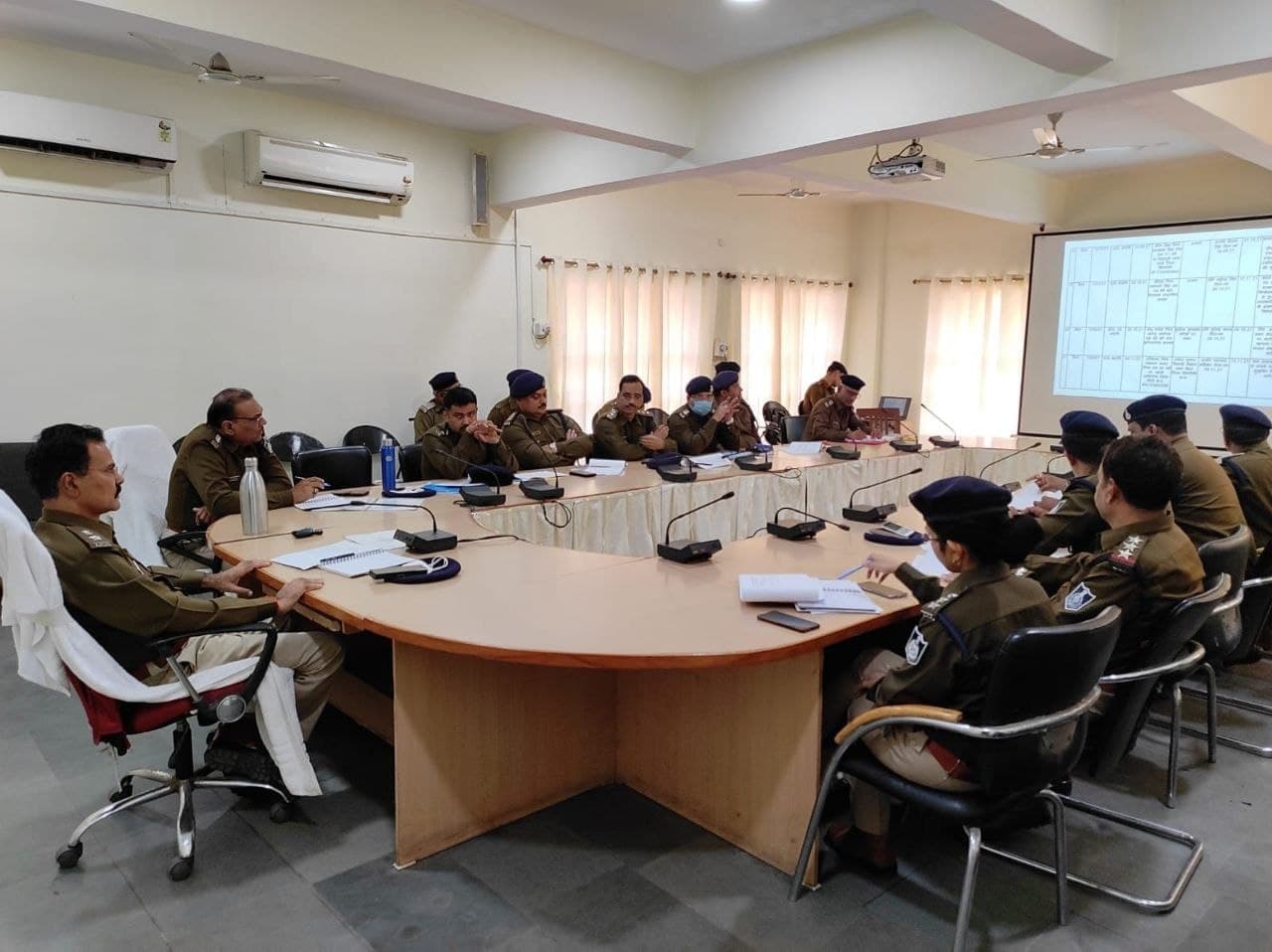 Singrauli SP directed for disposal of pending cases in crime review meeting