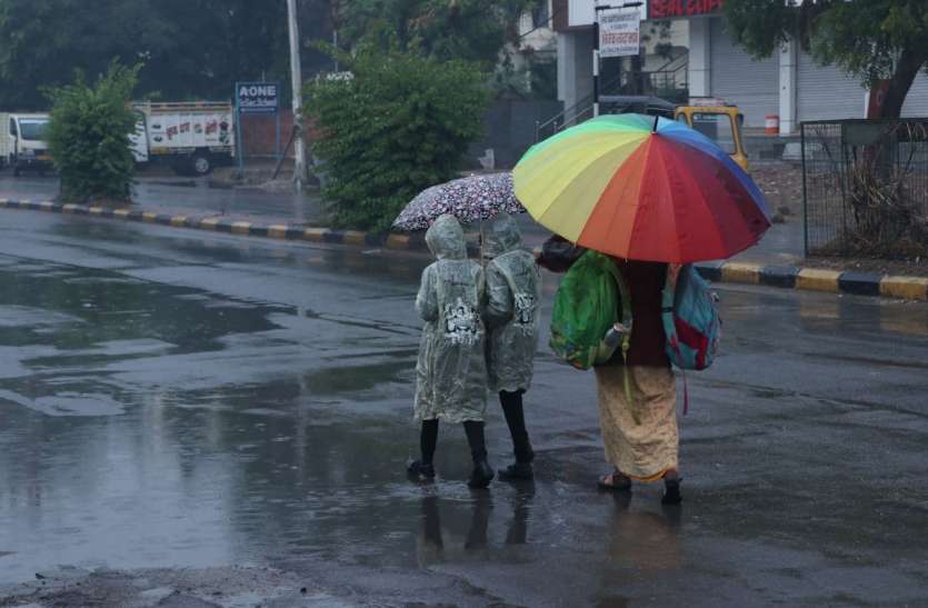 Weather News- उदयपुर के सलूम्बर में 102 मिमी बरसात