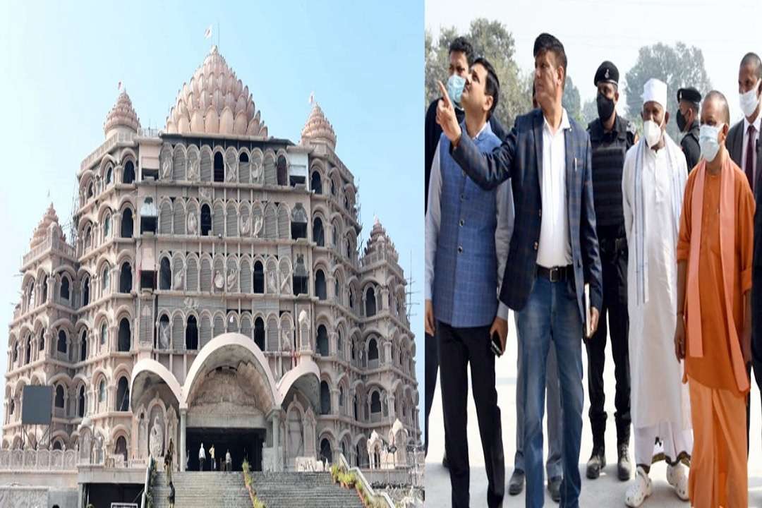 उमरहा के स्वर्वेद महा मंदिर में सीएम योगी