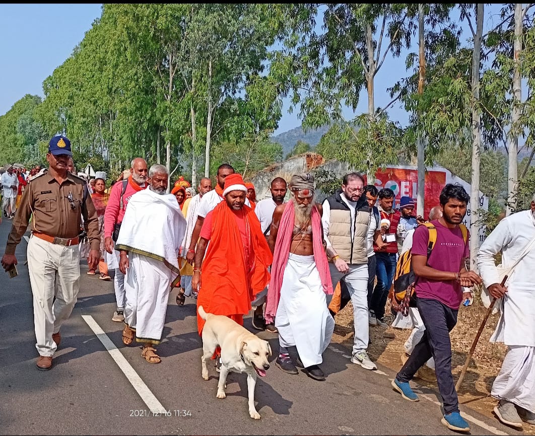 Mother Narmada Parikrama Pad Yatra reached Anuppur