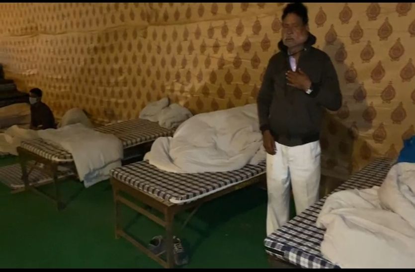 जयपुर में सर्द रात में बेघरों को मिल रहा सहारा