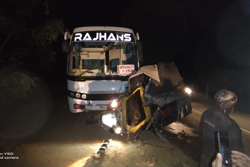 bus-Auto Accident in Koria