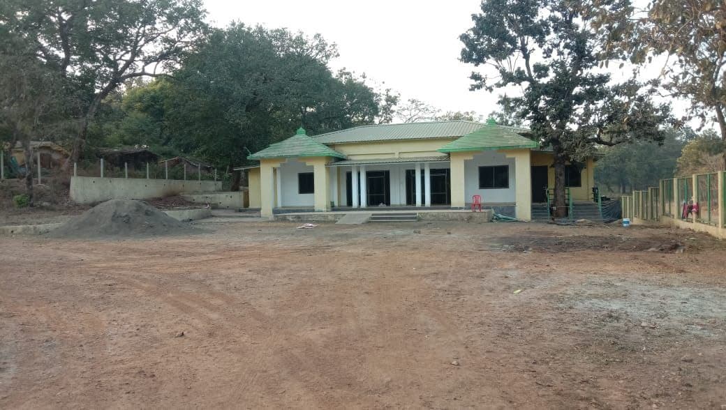 Community building built at a cost of lakhs of rupees