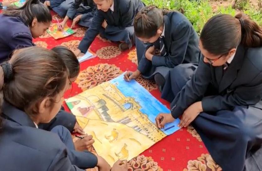 पत्रिका महोत्सव: स्कूली बच्चों ने निबंध व चित्रकला में दिखाई प्रतिभा, कल मिलेगा निशुल्क उपचार
