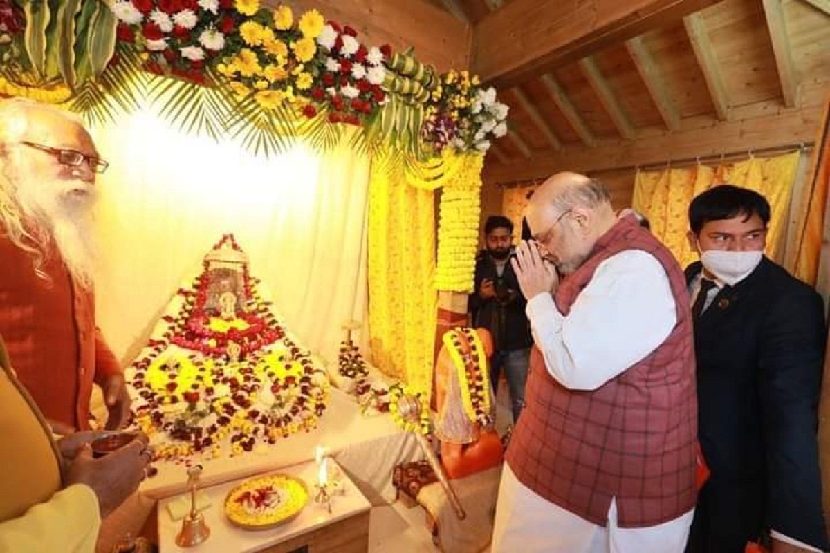 अयोध्या में बन रहा राम मंदिर दम हो रोककर दिखाए : अमित शाह