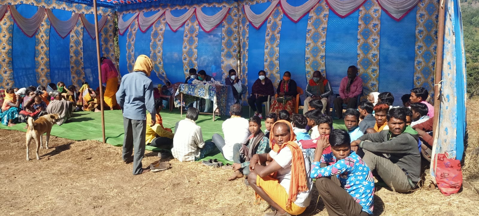Health staff reached Kaladih, health checkup of more than 150 villager