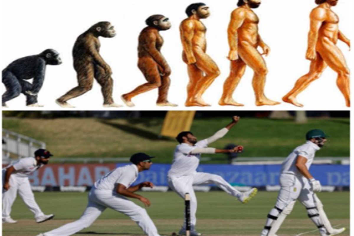 ind_vs_sa_jasprit_bumrah_and_aiden_markram_pic_reminding_human_evolution.jpg