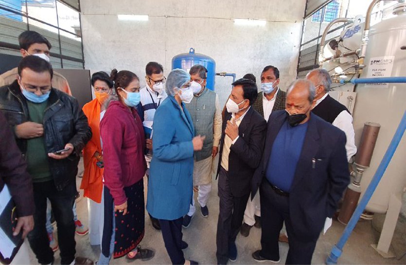 170 corona patients were found, in-charge minister reached the hospita