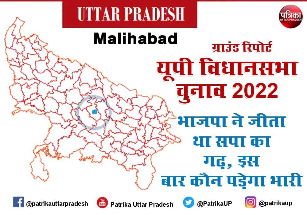 Uttar Pradesh Assembly Election 2022 : भाजपा ने जीता था सपा का गढ़  मलिहाबाद , इस बार कौन पड़ेगा भारी