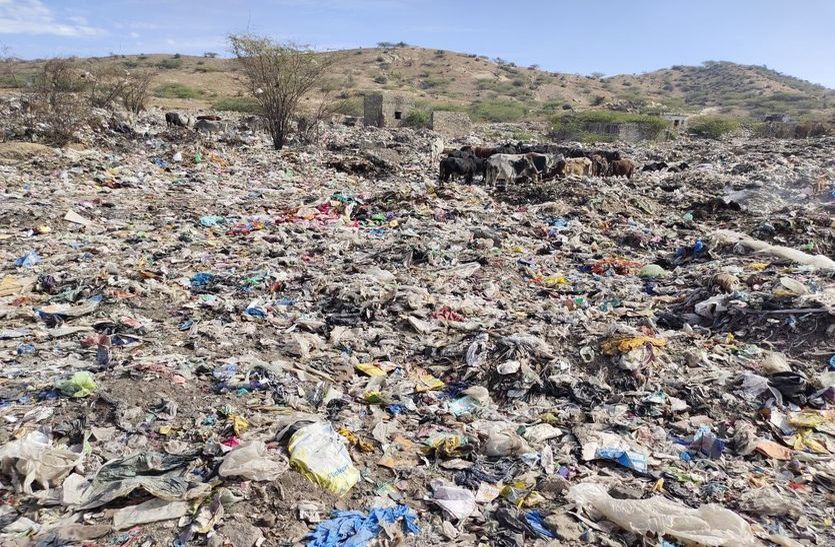 शहरवासी प्रतिदिन फैंकते है साठ टन कचरा