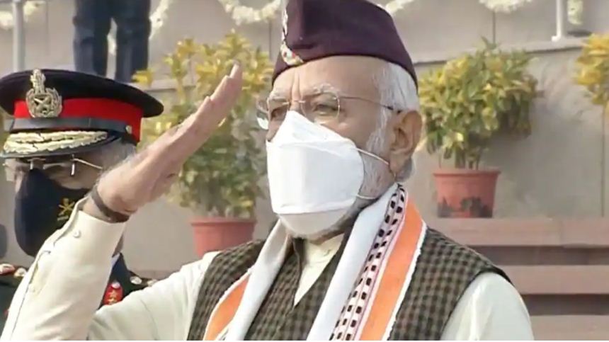 Republic Day 2022 Do you Know which state's cap scarf PM Modi wore