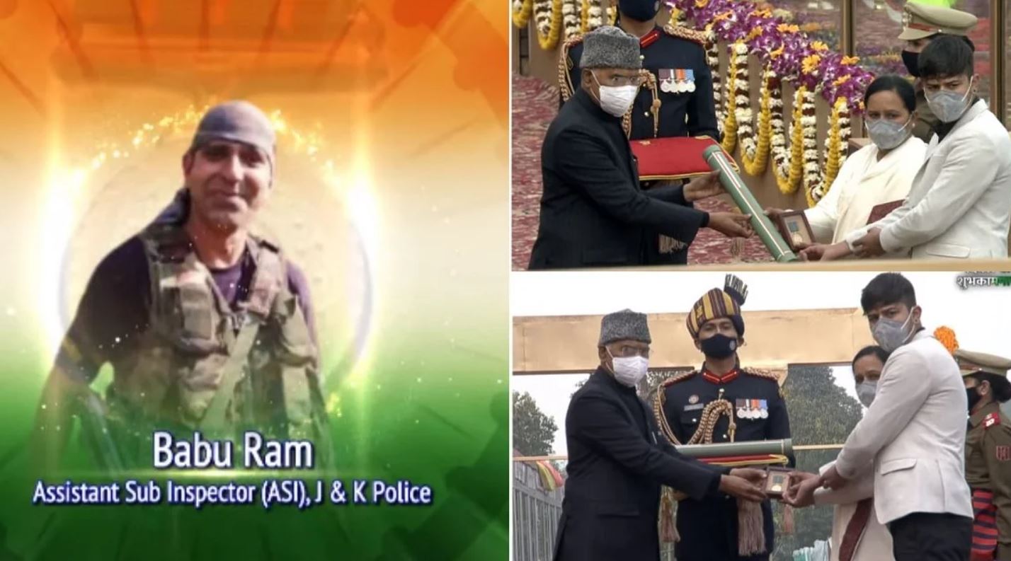 JK Police ASI Babu Ram Conferred With Ashok Chakra Posthumously