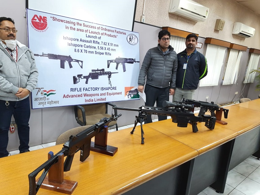 WEST BENGAL-अब ईशापुर राइफल फैक्ट्री के अत्याधुनिक हथियारों से लैस होंगेे सुरक्षाकर्मी