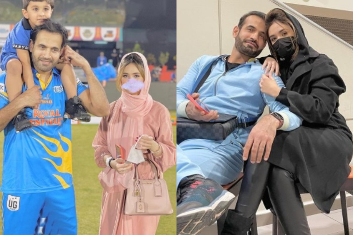 Irfan Pathan reaction on Blurring his Wife Safa Baig face | जब पत्नी का  चेहरा धुंधला करने पर फूटा था इरफान पठान का गुस्सा, ट्रोलर्स को ये कहकर  दिखाया था आईना |