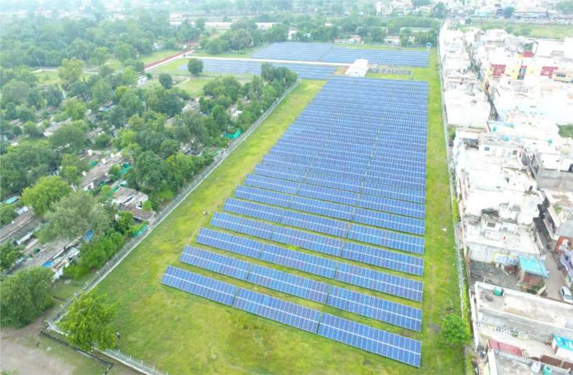 The solar power plant built at the junction is in the race for the International Sustainable Railway Award
