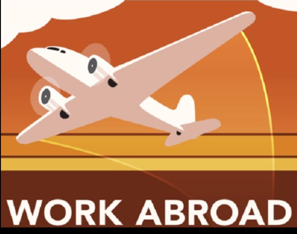 Working abroad. Working in abroad. Living and working abroad. Working abroad topic.