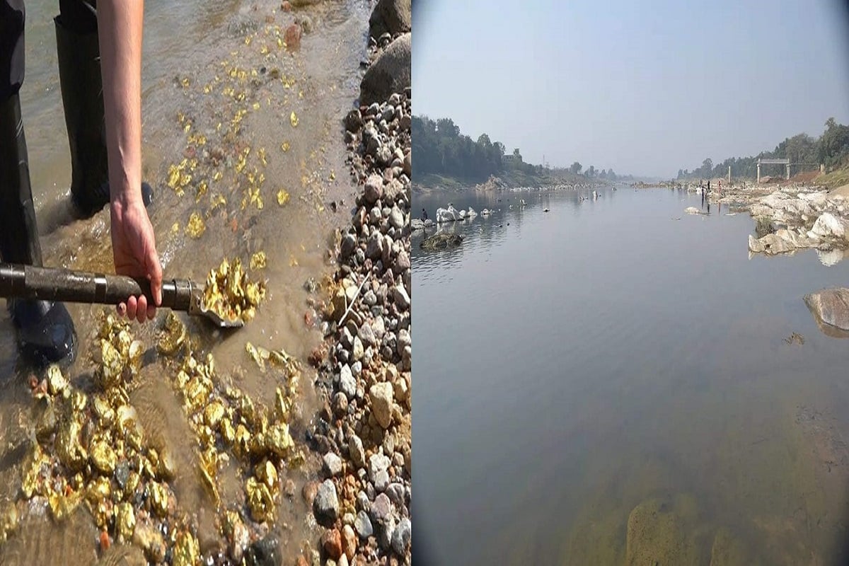 Subarnarekha River in Jharkhand gives Gold