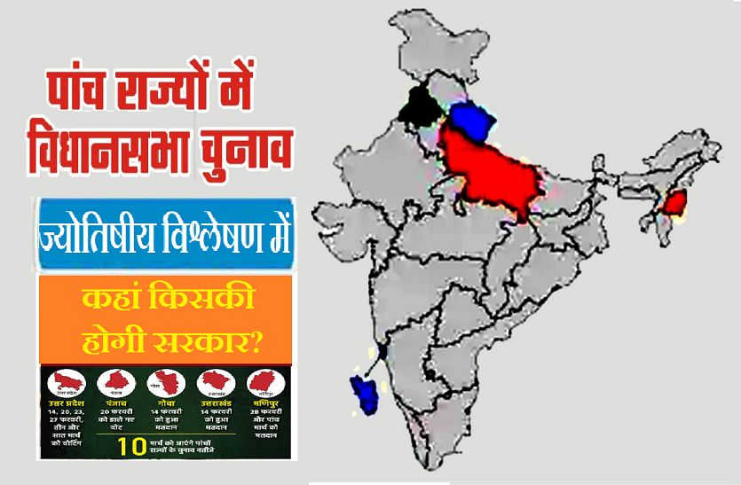 Assembly election 2022 results of 5 states of india