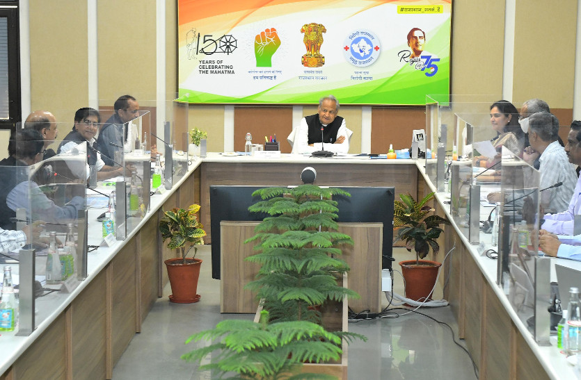 CM Gehlot PWD,PHED economic reform advisory council review meeting