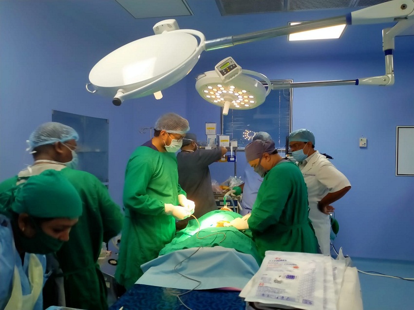 हार्निया सर्जरी शिविर में 50 ऑपरेशन का लक्ष्य