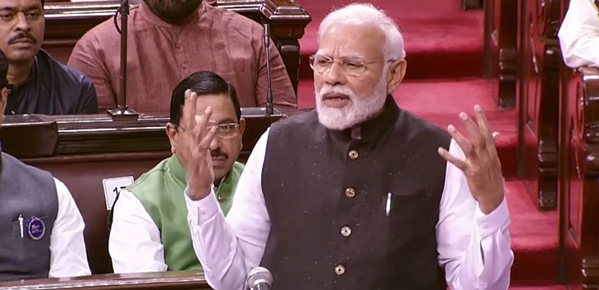 PM Modi Farewell Speech On 72 Members Retired From Rajya Sabha 