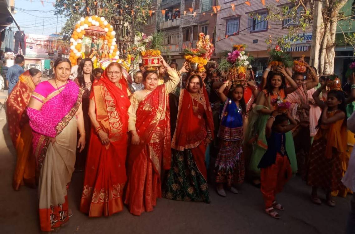 Gangaur छोटीसादड़ी में गणगौर की सवारी निकाली