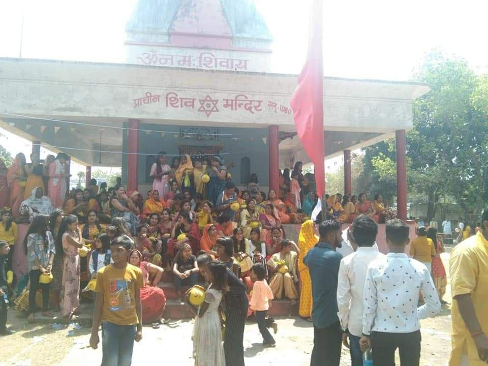 Viraji Mata Adishakti in the clocks, in the temples with bells and con