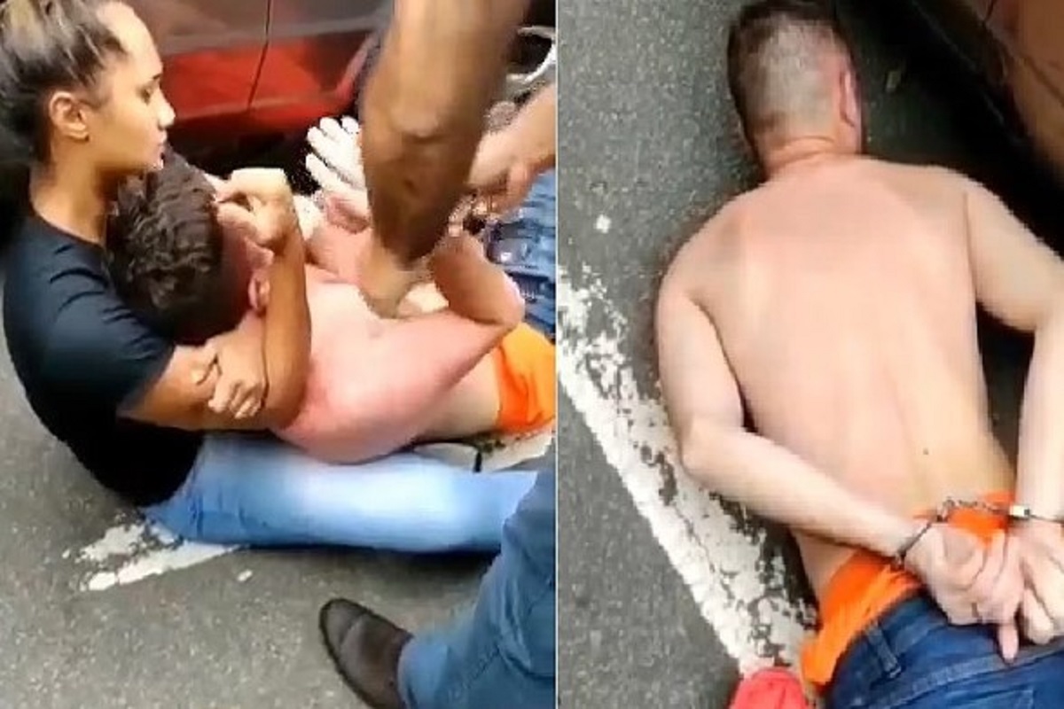 Man Tries To Steal Judo Fighter's Phone, Gets Pinned Down To The Ground