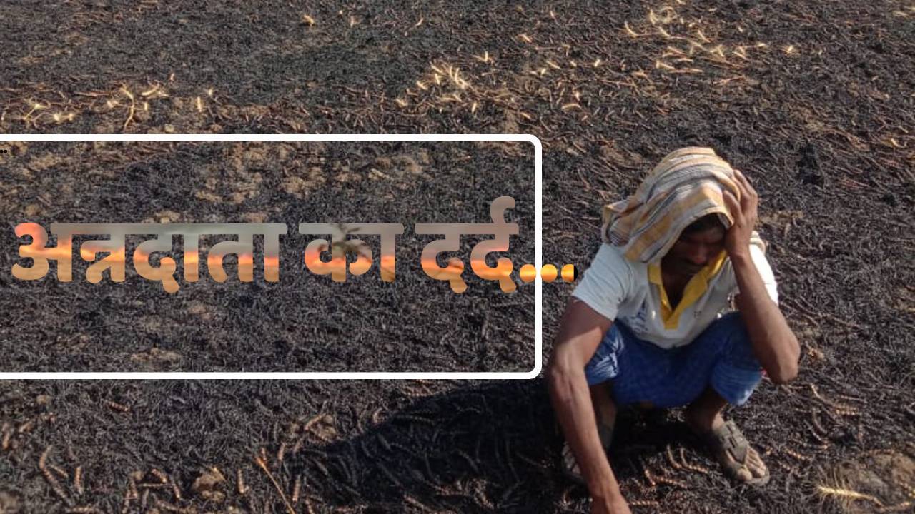 खेतों में लगने वाली आग से रोजाना बर्बाद हो रहे किसान